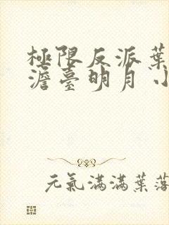 极限反派叶玄,澹台明月 小说