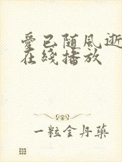 爱已随风逝短剧在线播放