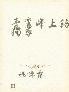 青鸾峰上的一剑独尊