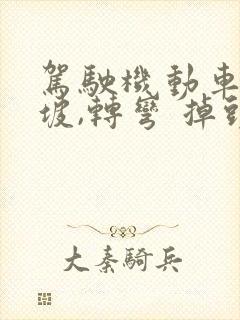 驾驶机动车下陡坡,转弯 掉头时最高速度
