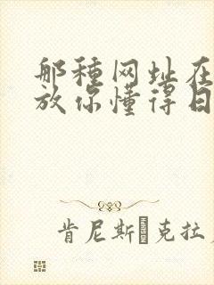 那种网址在线播放你懂得日韩