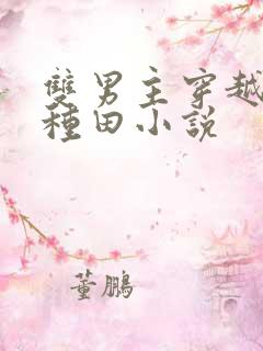 双男主穿越古代种田小说