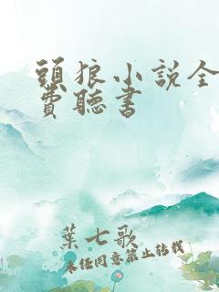 头狼小说全集免费听书