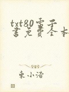 txt80电子书免费全本小说下载