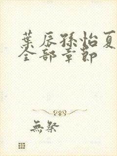 叶辰孙怡夏若雪全部章节