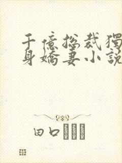 千亿总裁独宠替身娇妻小说阅读全文