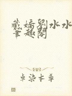 藏娇刘水水番外笔趣阁