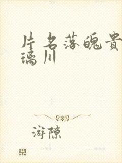 片名落魄贵族琉璃川