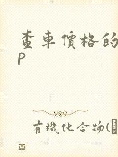 查车价格的app