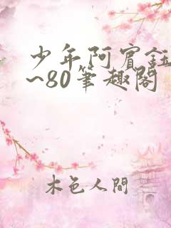 少年阿宾钰慧1~80笔趣阁