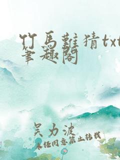 竹马难猜txt笔趣阁