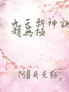 九天斩神诀林辰赵无极
