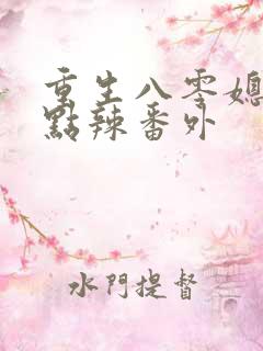 重生八零媳妇有点辣番外