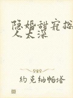 隐婚甜宠总裁欺人太深
