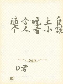 适合晚上自己一个人看小说