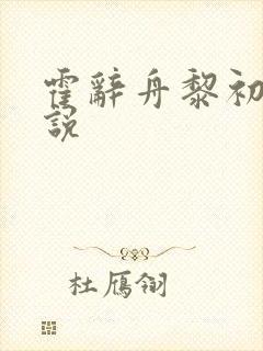 霍辞舟黎初的小说