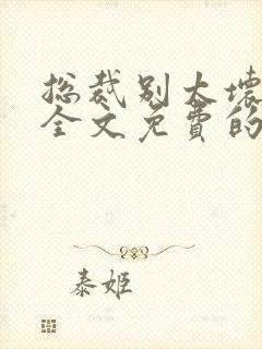 总裁别太坏小说全文免费的