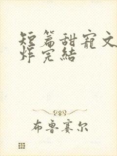 短篇甜宠文甜到炸完结