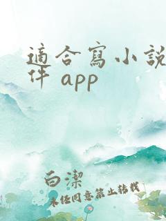 适合写小说的软件 app