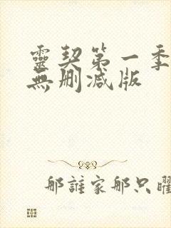 灵契第一季全集无删减版