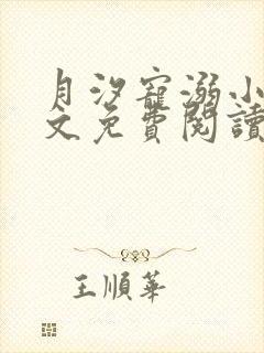 月汐宠溺小说全文免费阅读