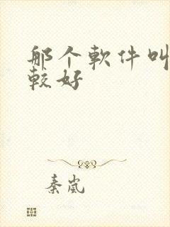 那个软件叫车比较好