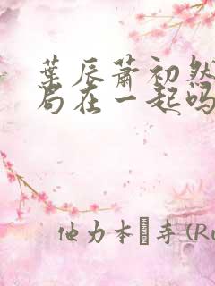 叶辰萧初然大结局在一起吗