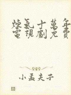 炼气十万年动漫电视剧免费观看全集