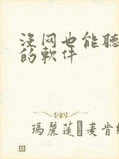没网也能听小说的软件
