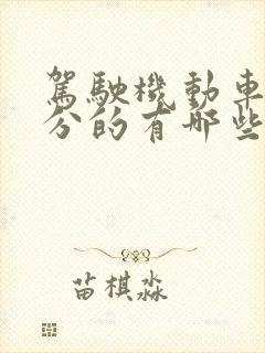 驾驶机动车扣六分的有哪些违法行为