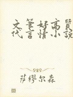 文笔好高质量现代言情小说