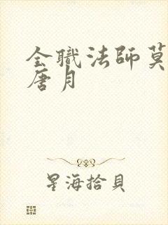 全职法师莫凡和唐月