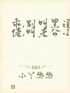 乖,别叫黑道大佬,叫老公小说免费阅读