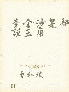 李含沙是哪部小说主角