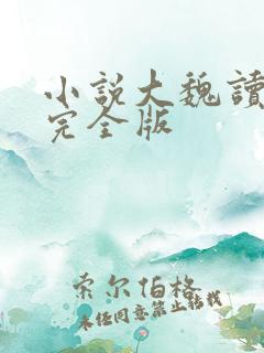 小说大魏读书人完全版