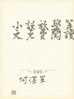 小说放学等我全文免费阅读完整版