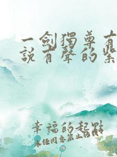 一剑独尊有声小说有声的紫襟免费全集