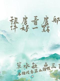租房看房哪个软件好一点