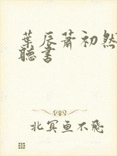 叶辰萧初然有声听书