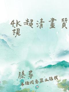 4k超清画质影视