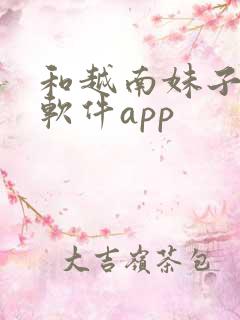 和越南妹子聊天软件app