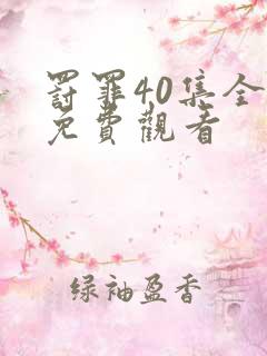罚罪40集全集免费观看