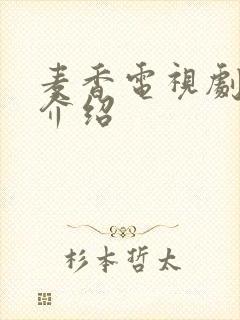 麦香电视剧分集介绍