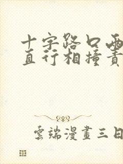 十字路口两车都直行相撞责任划分