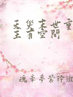 天灾末世重生女主有空间