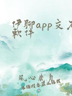 伊聊app交友软件
