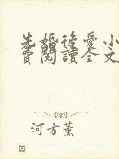 先婚后爱小说免费阅读全文