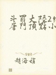 斗罗大陆2绝世唐门顶点小说网