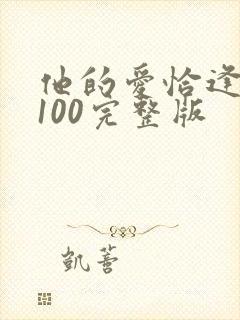 他的爱恰逢其时100完整版