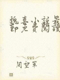 魏喜小说最新章节免费阅读无弹窗